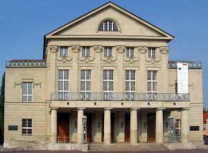 Bauhaus Dessau in Dessau-Roßlau, Teil des Weltkulturerbes der UNESCO
