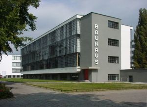 Bauhaus Dessau in Dessau-Roßlau, Teil des Weltkulturerbes der UNESCO