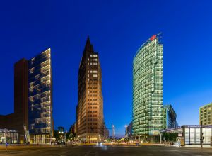 Der Bahntower am Potsdamer Platz